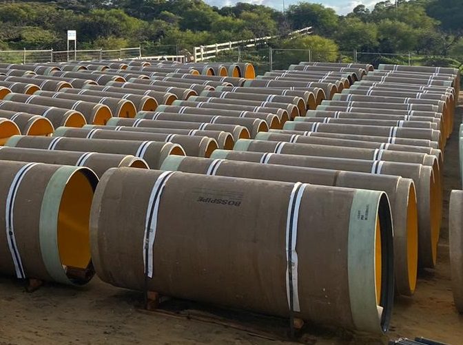 Alkimos Sewer Pipeline, BOSSPIPE GRP Jacking, Western Australia