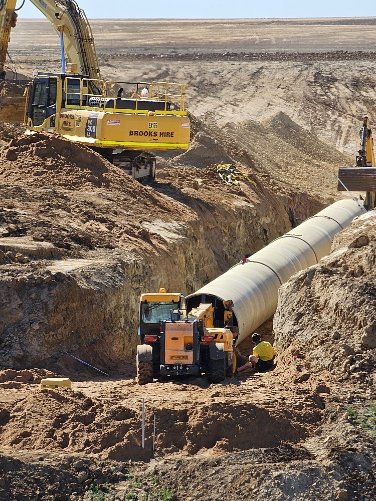 Inglestone Irrigation Pipeline, QLD